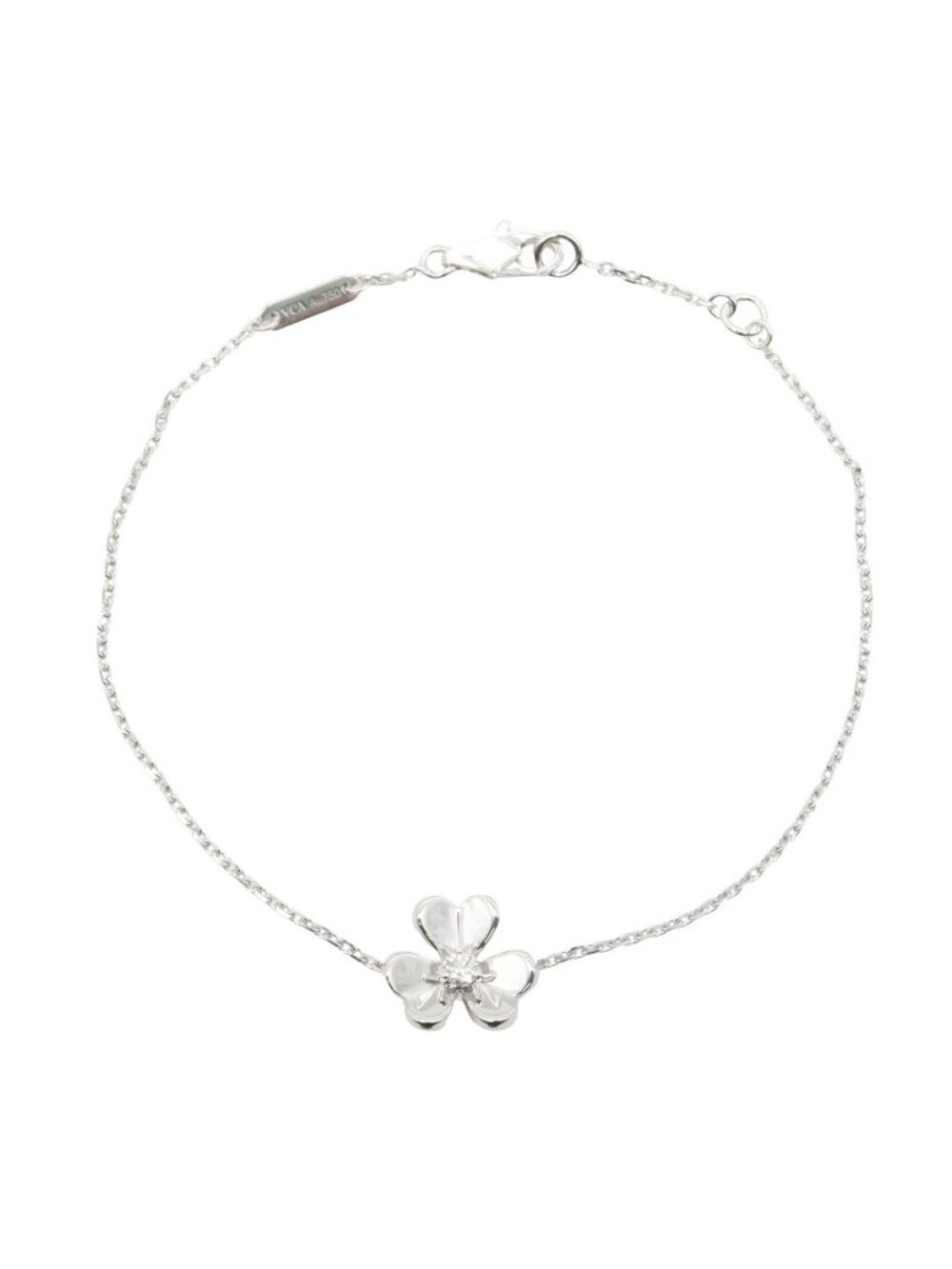 Van Cleef & Arpels Bracelet Frivole Mini Diamond 17 18k White Gold